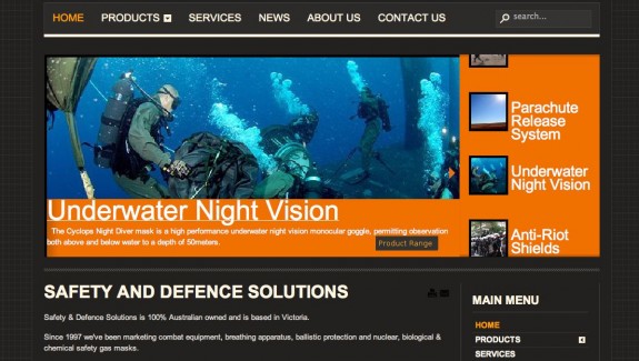 Safety and Defence Solutions - Home Page